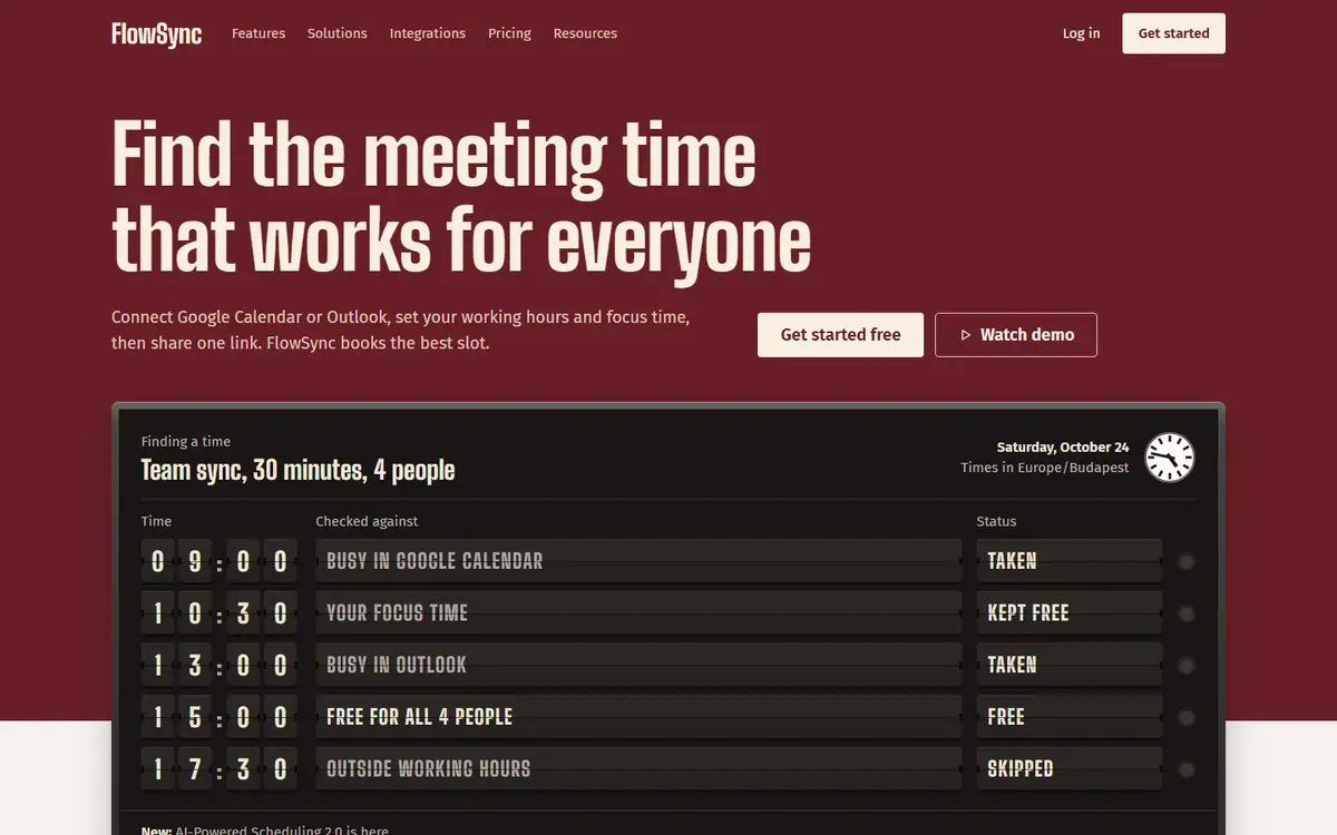 After: a scheduling app, as redesigned by ui-designer.